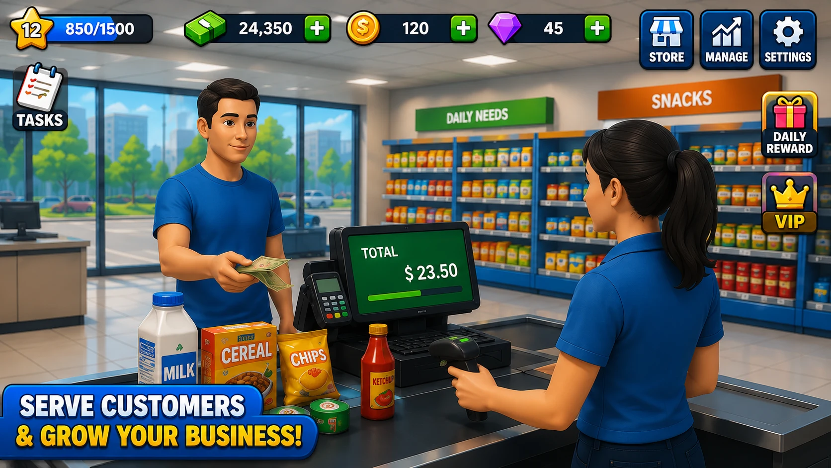 Supermarket Master Simulator screenshot