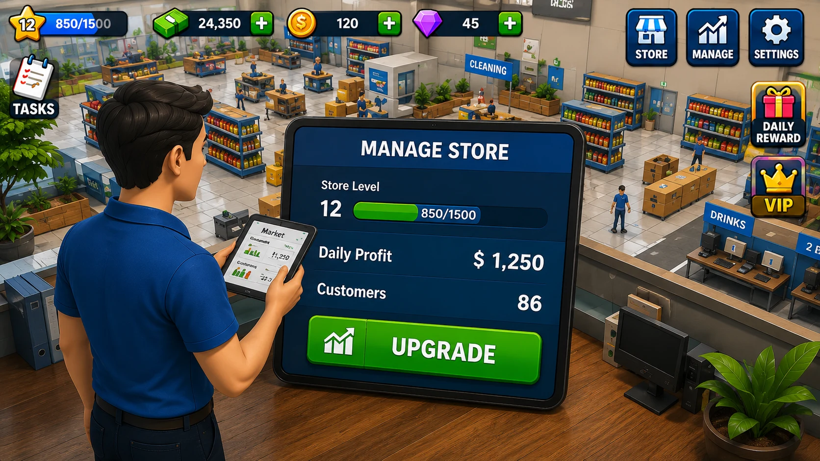 Supermarket Master Simulator screenshot